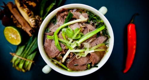 Pho is one of three Vietnamese dishes in the top of the best breakfast in Asia
