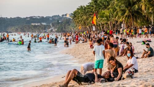 The Philippines was surprised by the return of international tourists