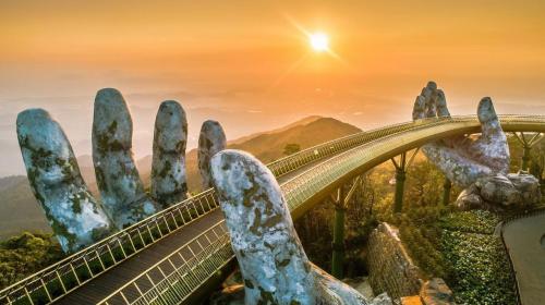 Danang Golden Bridge is one of the 28 most beautiful bridges in the world according to Insider